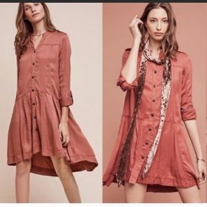 Anthropologie Holding horses drop waist dress